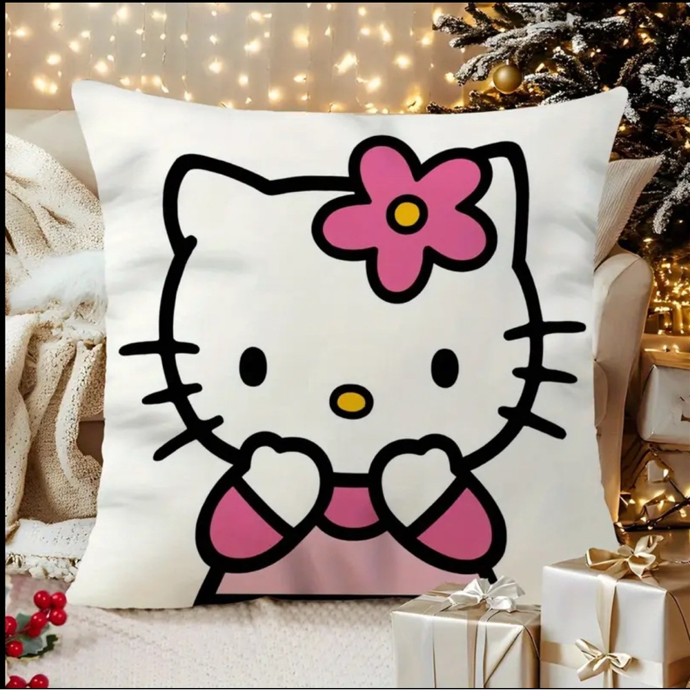 Sanrio Pink and White Stuffed Animal with Iconic Design